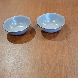 Barebones Living Enamel Speckled Bowl Set Of 2 (camping, outdoors)